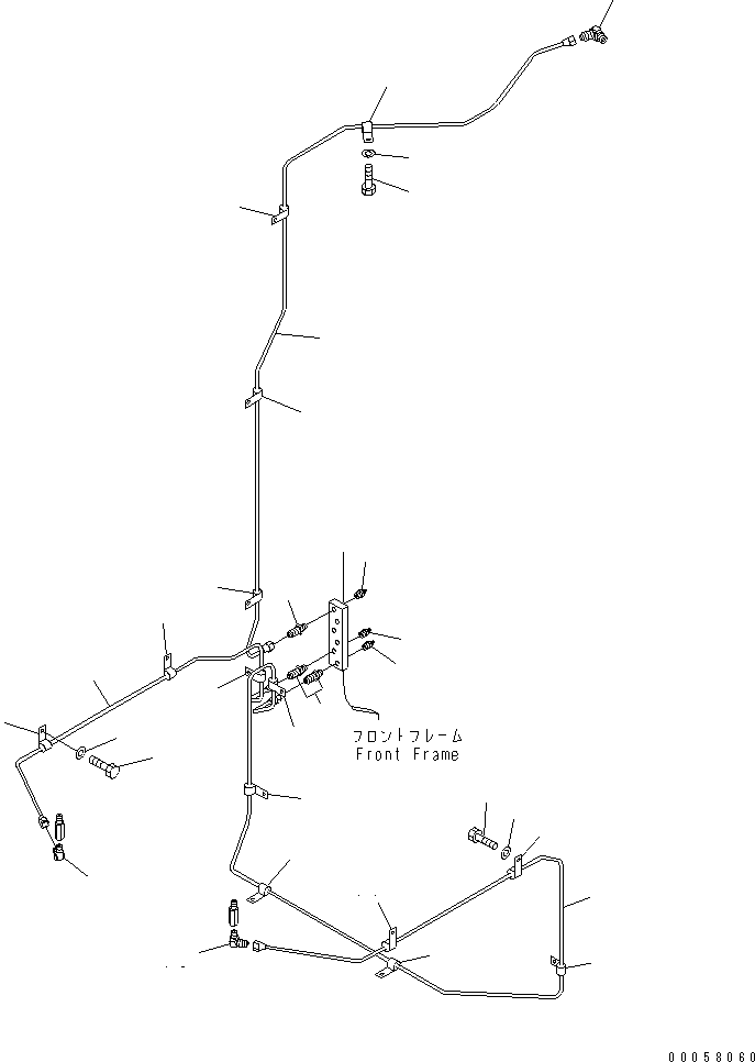 Трубка 427-70-24310 KOMATSU