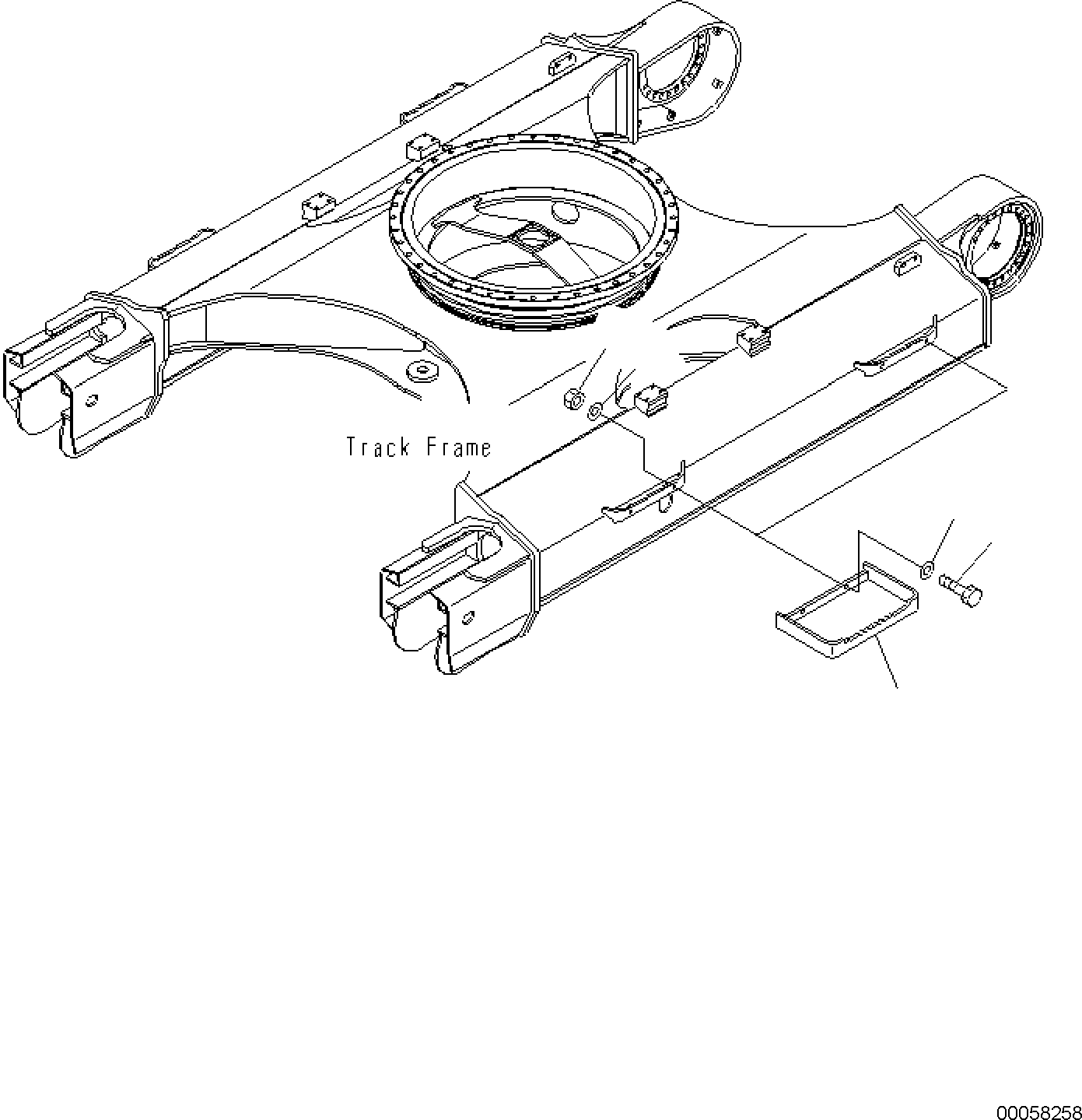 Подножка 21K-30-KA130 KOMATSU