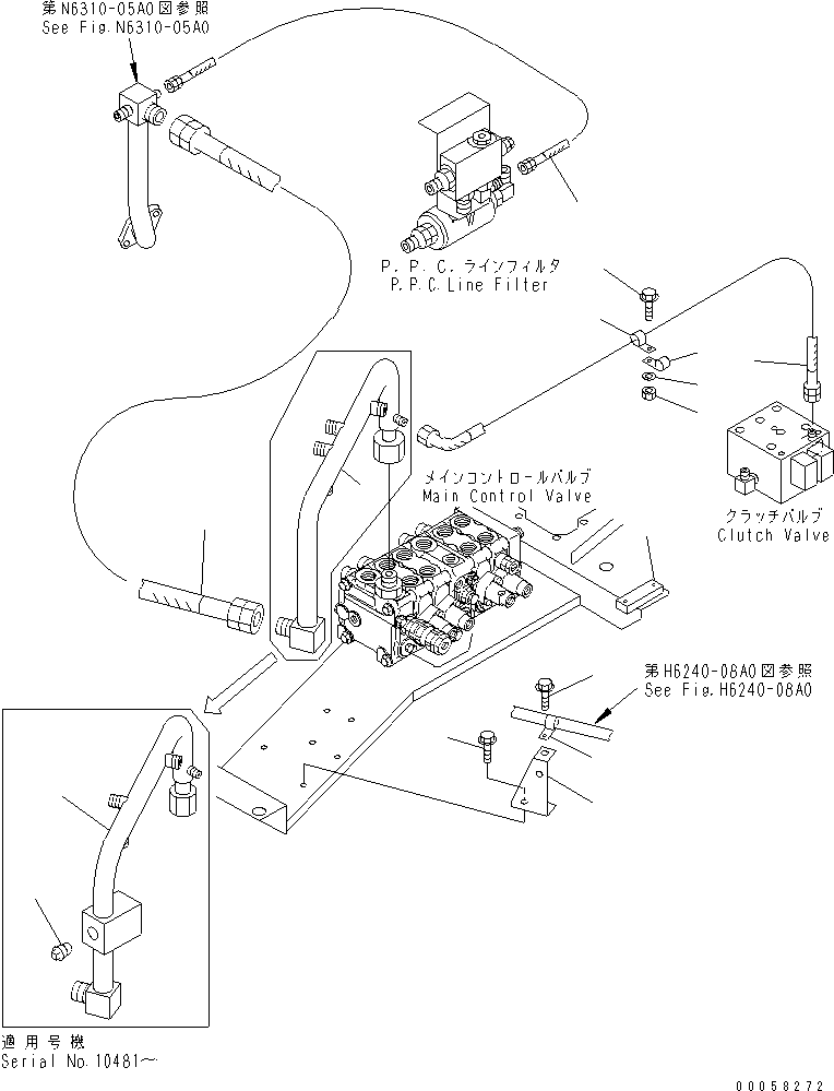 Шланг 07102-21007 KOMATSU