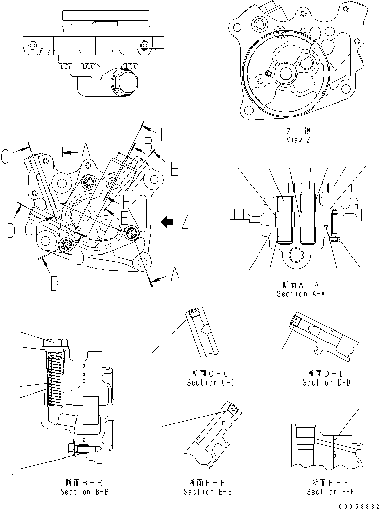 Крышка в сборе PML152-08601 KOMATSU