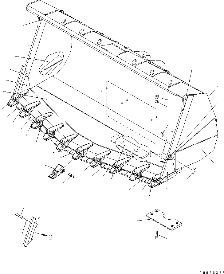 Пластина сварная 426-70-32280 KOMATSU