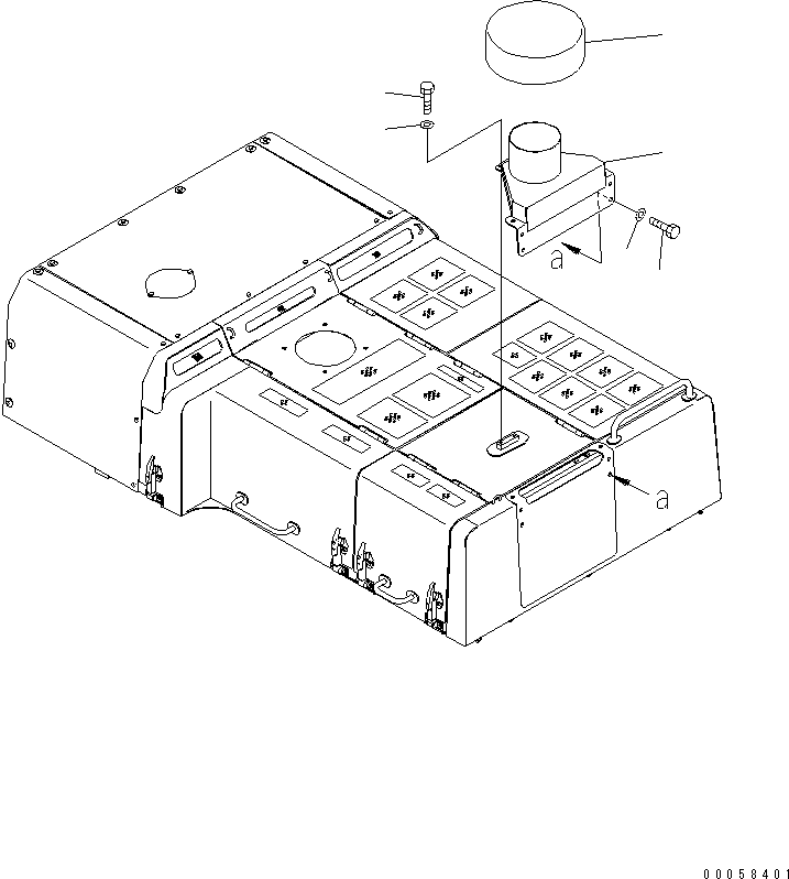 Pre-cleaner 195-01-35210 KOMATSU