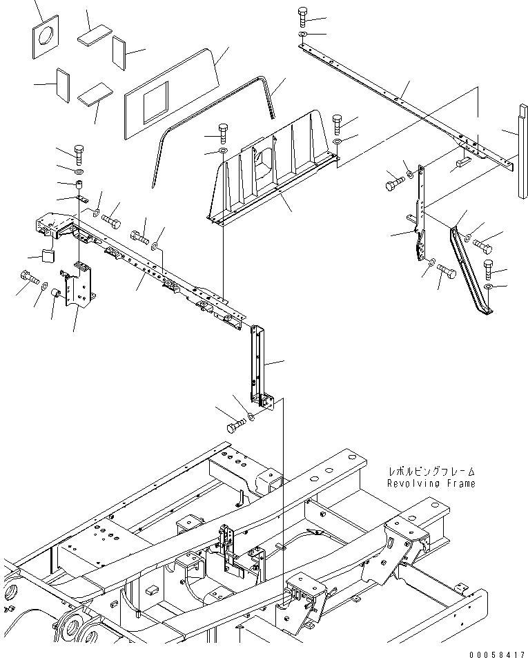 Кронштейн 209-54-43670 KOMATSU