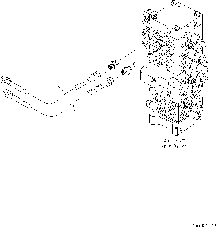 Шланг 02777-20413 KOMATSU
