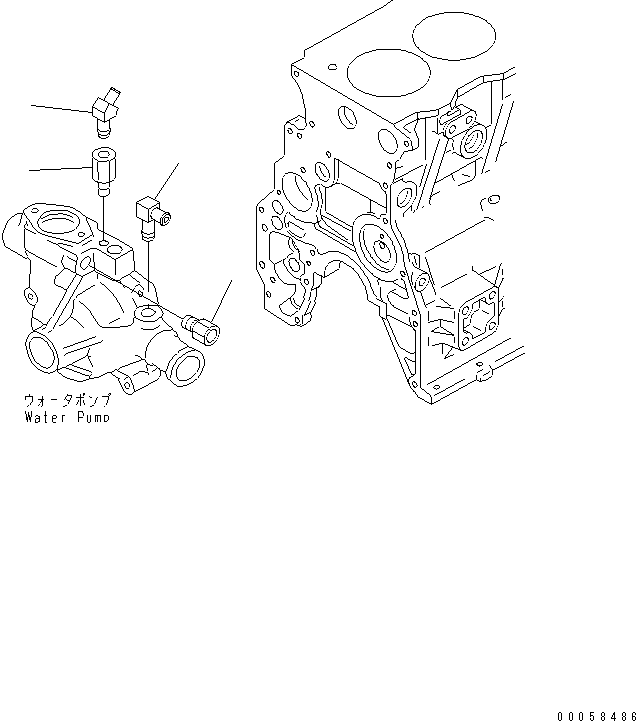 Переходник 6271-81-6990 KOMATSU