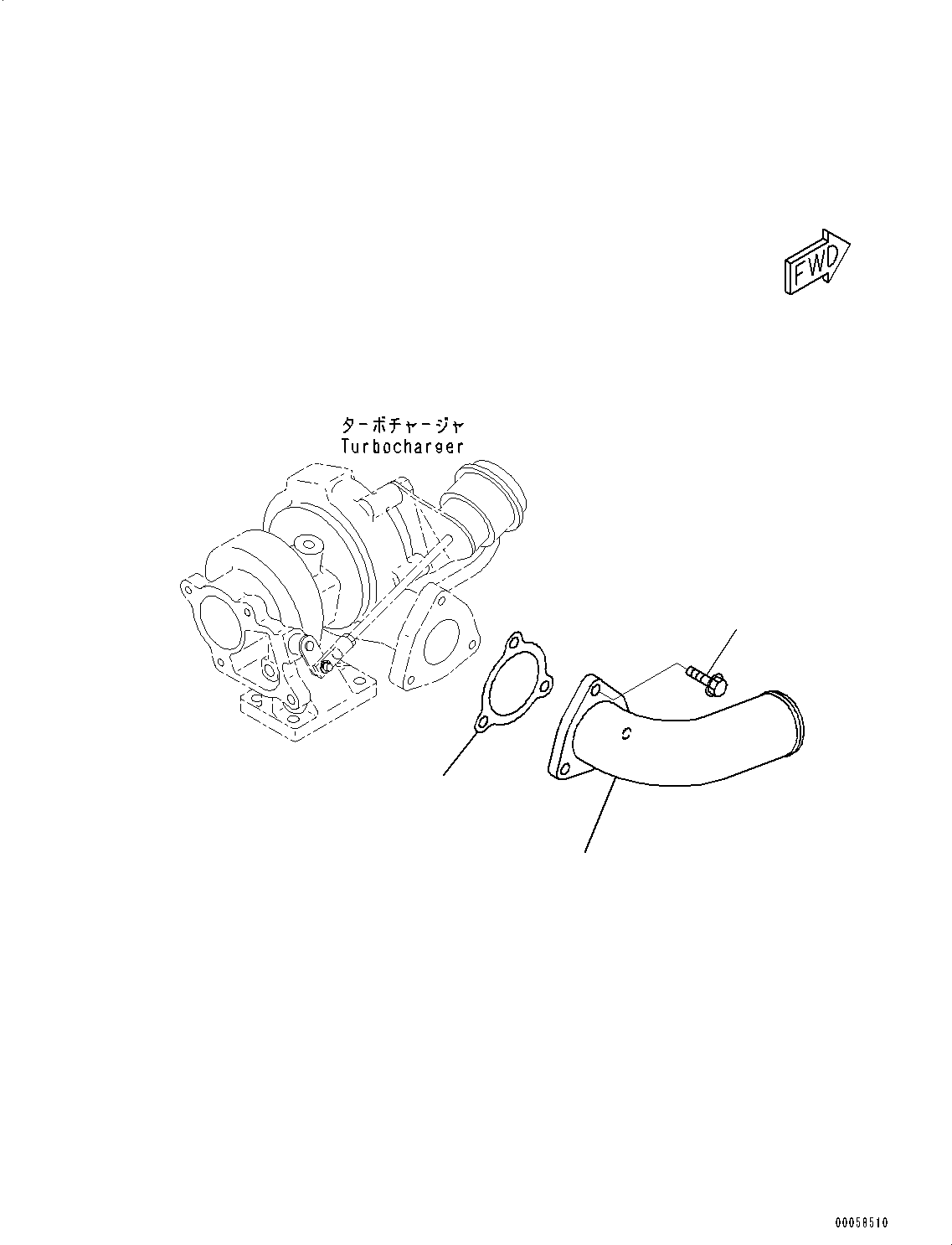 Connector, Air 6271-11-4820 KOMATSU