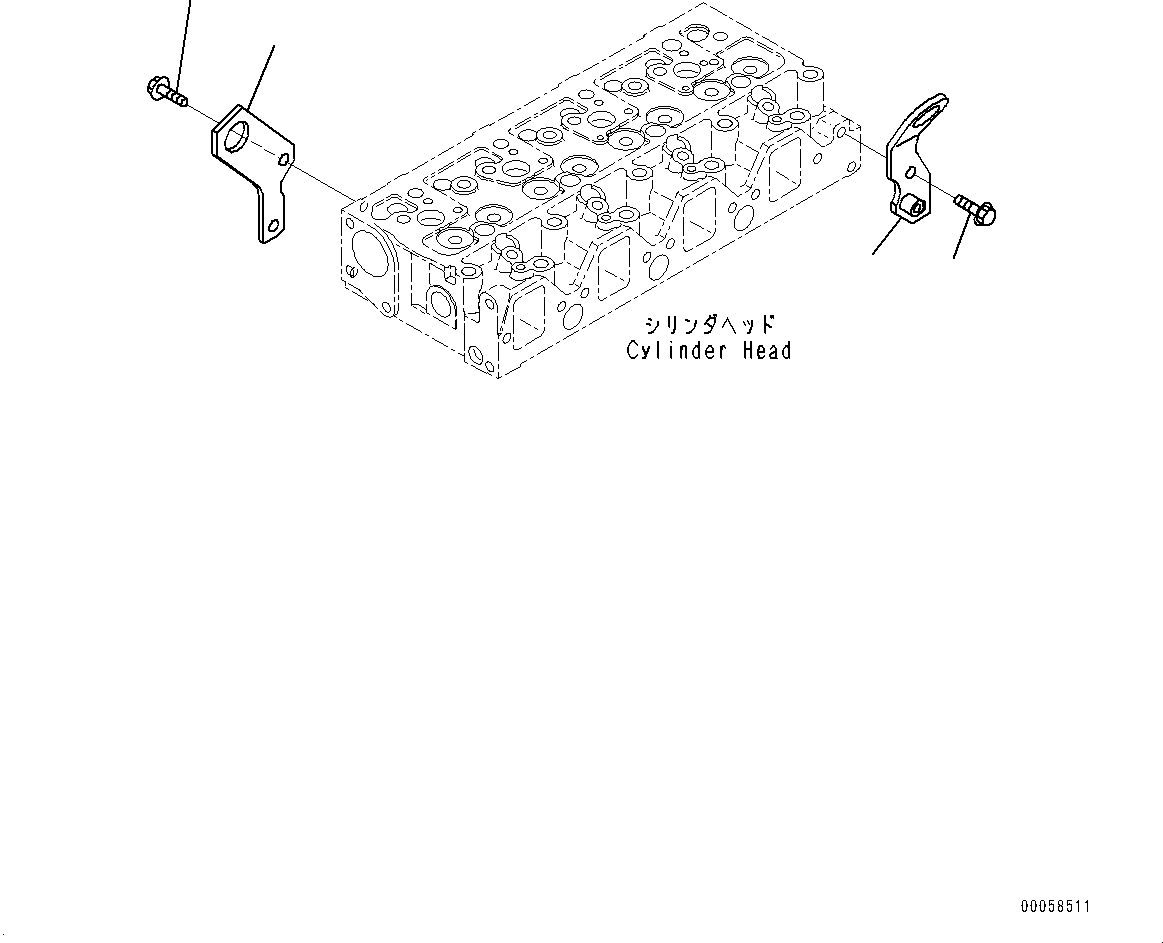Hanger, Rear 6271-11-1920 KOMATSU