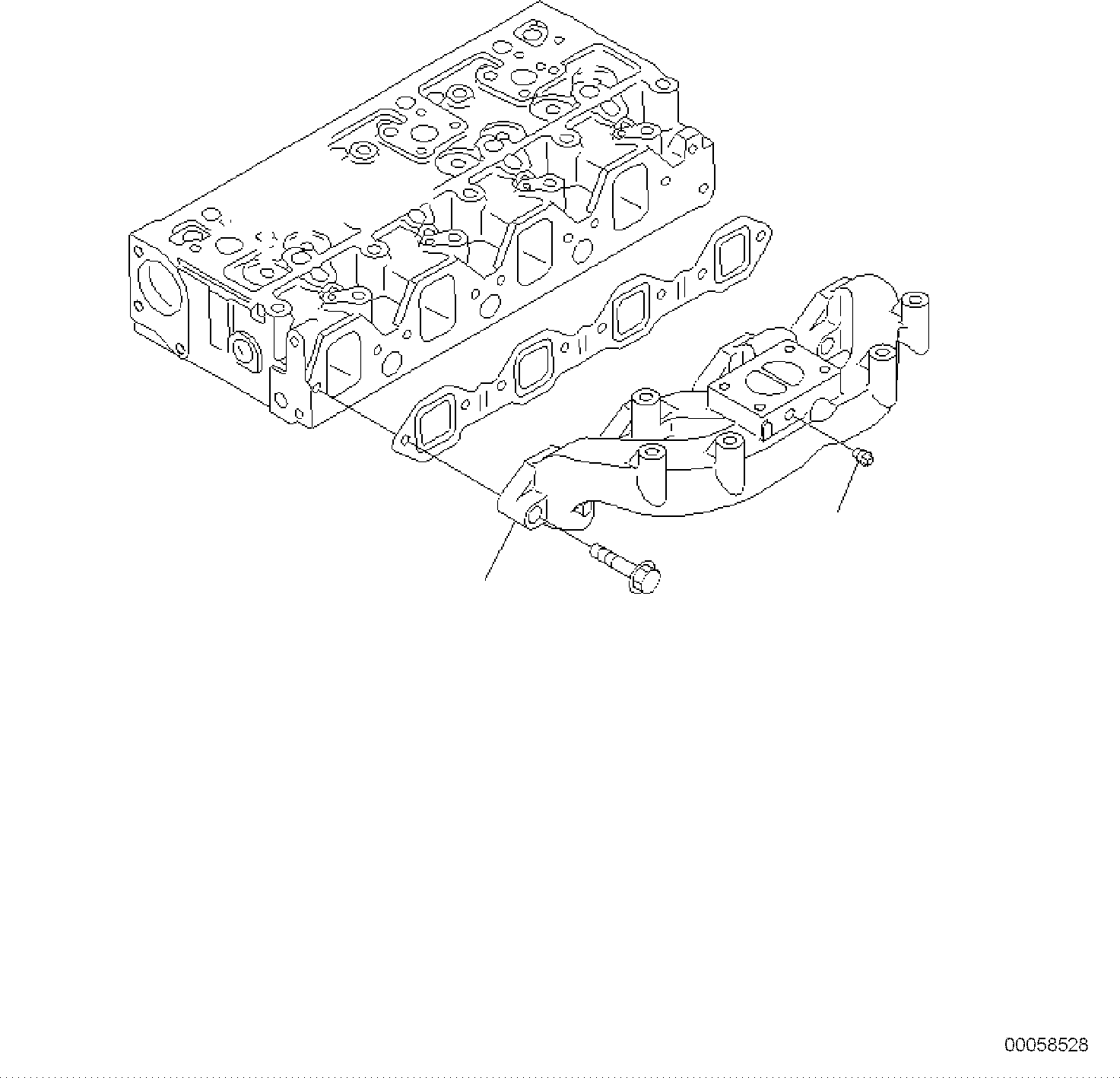 Exhaust Manifold 6271-11-5140 KOMATSU