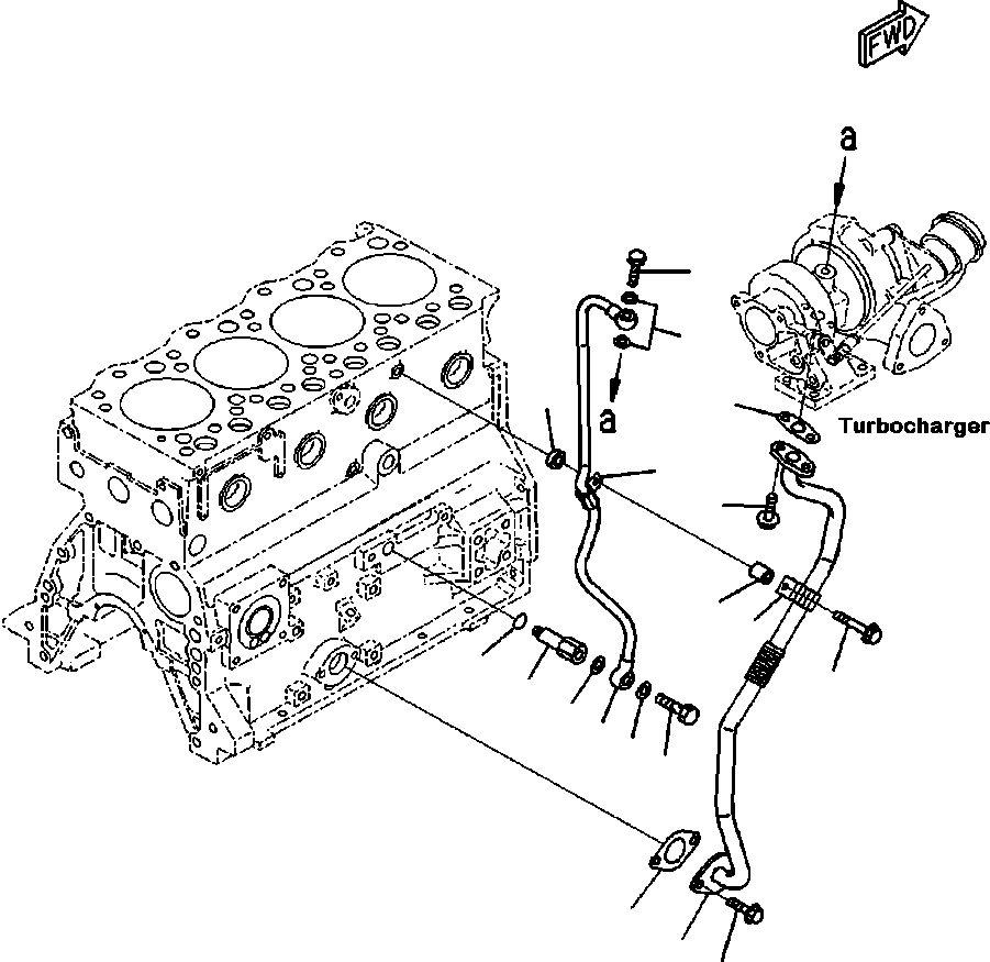 Tube, Supply 6271-51-8540 KOMATSU