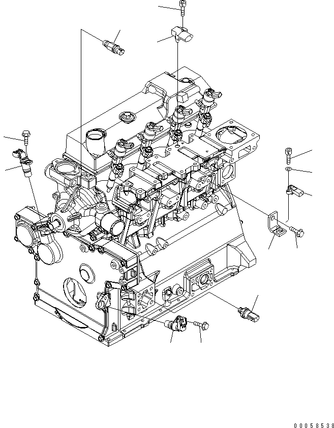 Датчик давления 6271-81-1940 KOMATSU