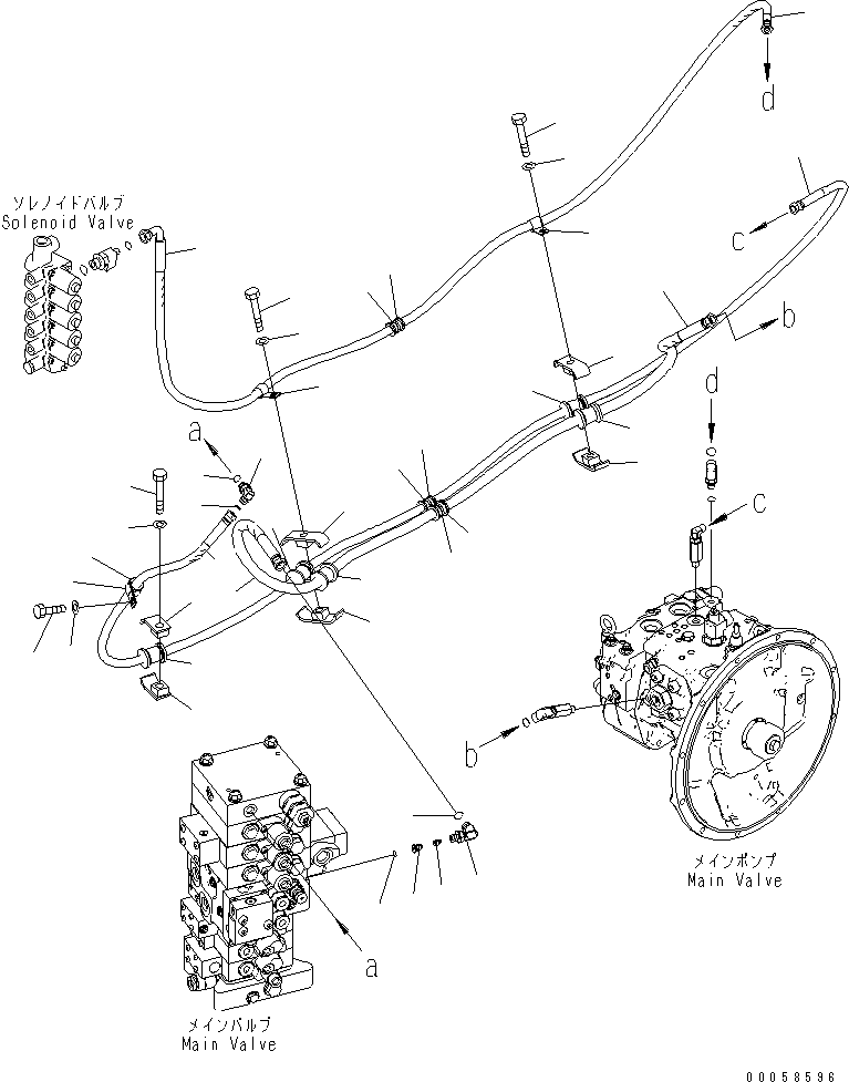 Шланг 22B-62-22680 KOMATSU