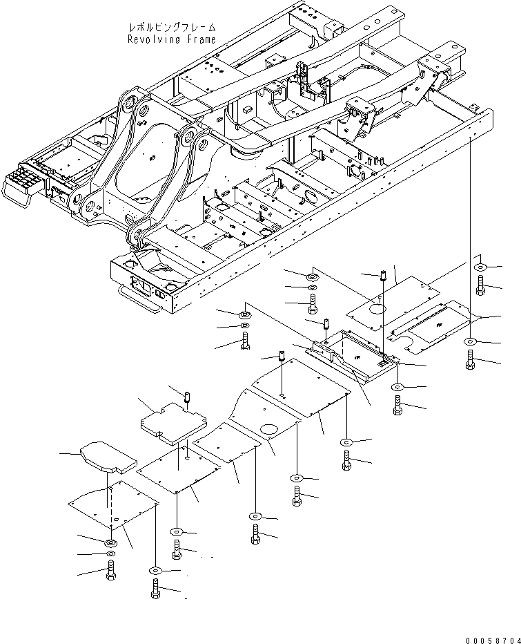 Крышка 209-54-43651 KOMATSU