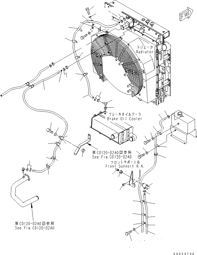 Трубка 07270-40831 KOMATSU