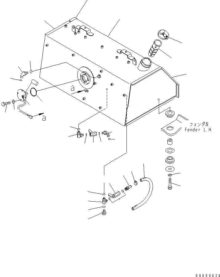 SEAL, R.H. 134-04-71132 KOMATSU