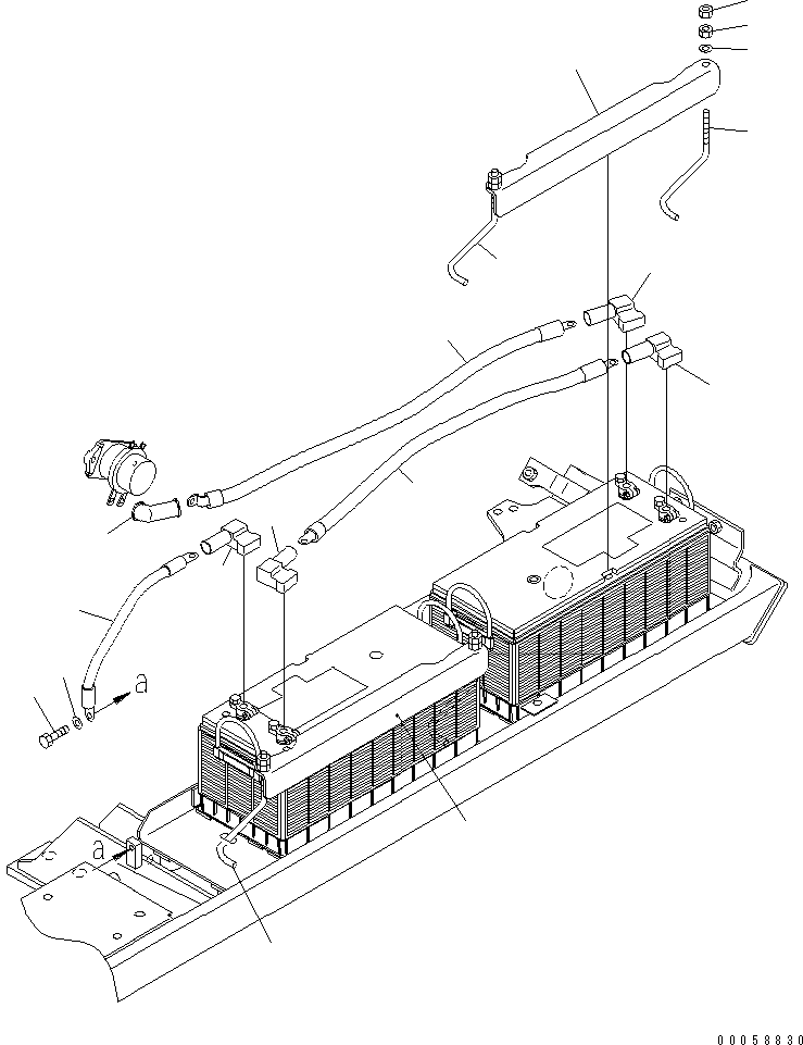 Кабель 08028-44025 KOMATSU