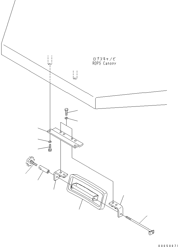 Тяга 134-X78-7780 KOMATSU