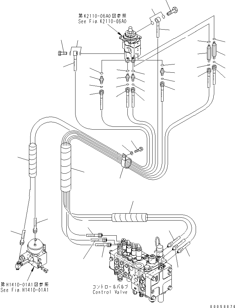 Шланг 134-62-71611 KOMATSU