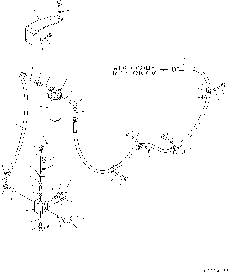 Шланг 209-62-43971 KOMATSU
