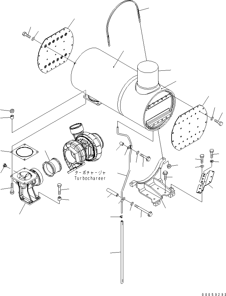 TUBE,DRAIN 6261-11-5970 KOMATSU