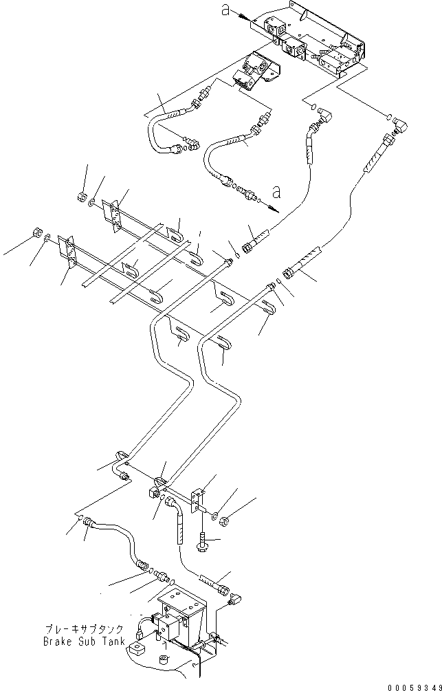 Шланг с торцевым уплотнением 02767-004A5 KOMATSU