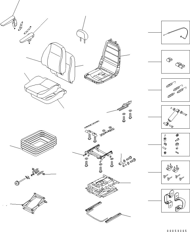 Up Stop and Bump Stop Kit AS196265 KOMATSU