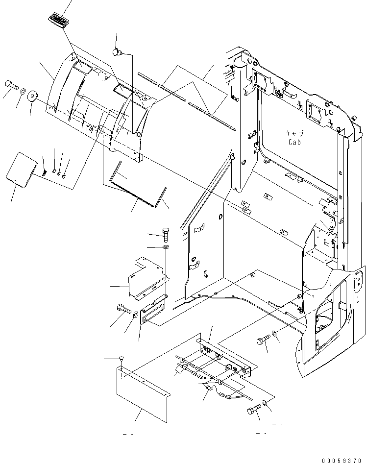Кронштейн 22B-06-28311 KOMATSU