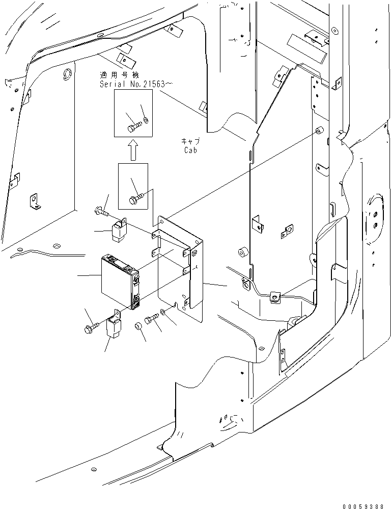 Controller, Air Conditioner 22B-979-2771 KOMATSU