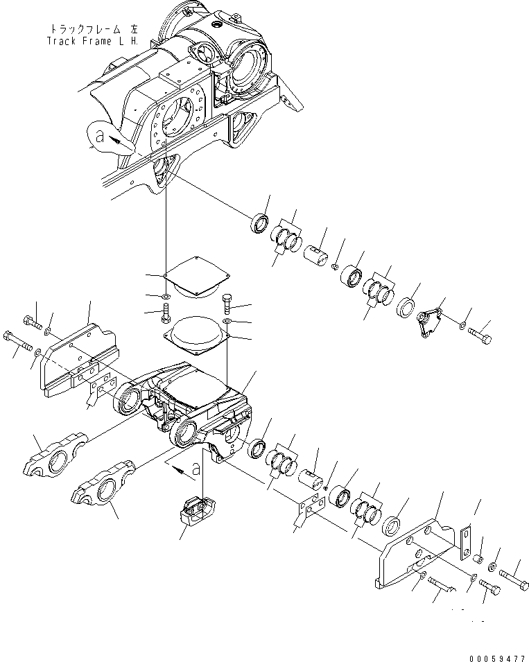 Bogie Assembly 198-30-05320 KOMATSU
