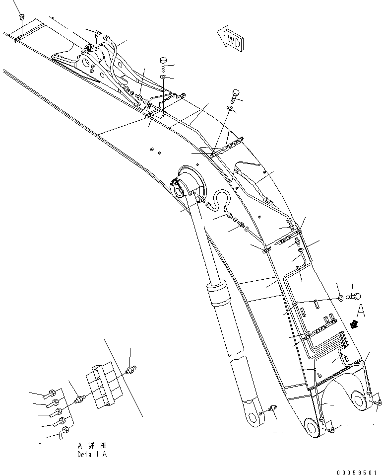Трубка 209-70-41870 KOMATSU
