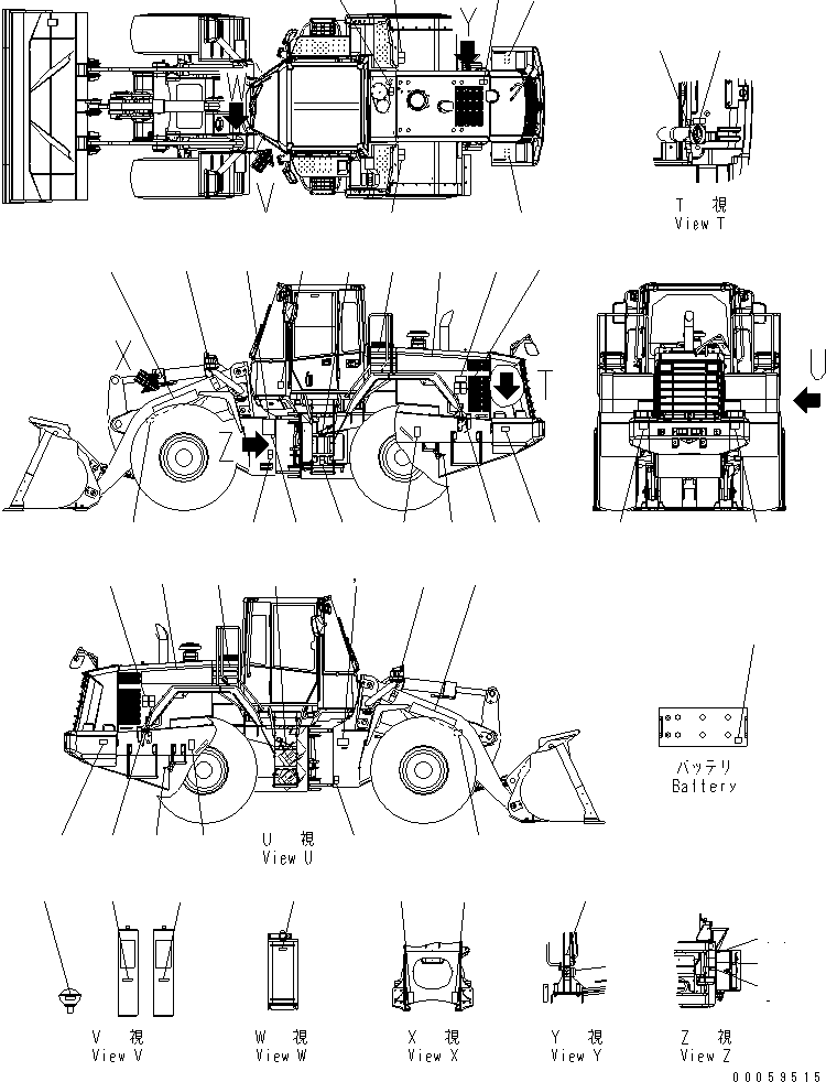 Табличка смазки 423-V08-4120 KOMATSU