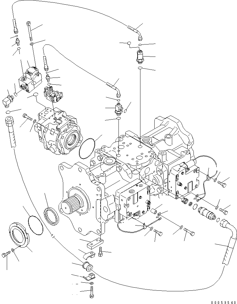 Болт 01010-60835 KOMATSU