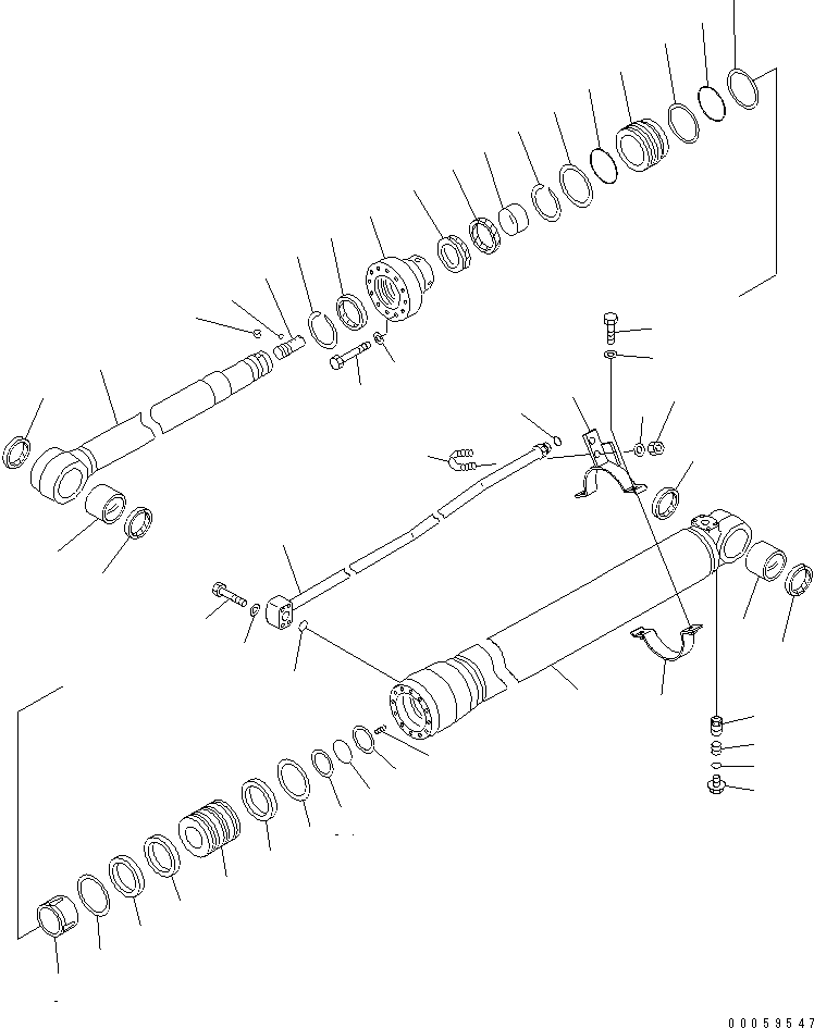 SERVICE KIT,ARM CYLINDER 707-99-38780 KOMATSU