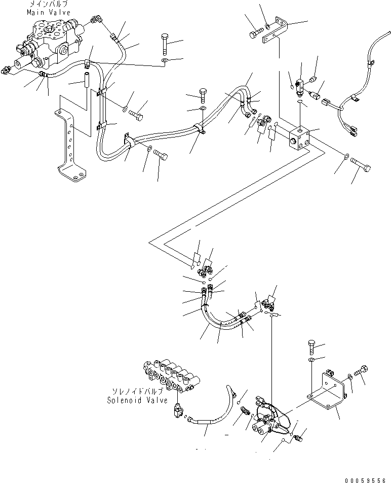 Шланг с торцевым уплотнением 02764-00306 KOMATSU