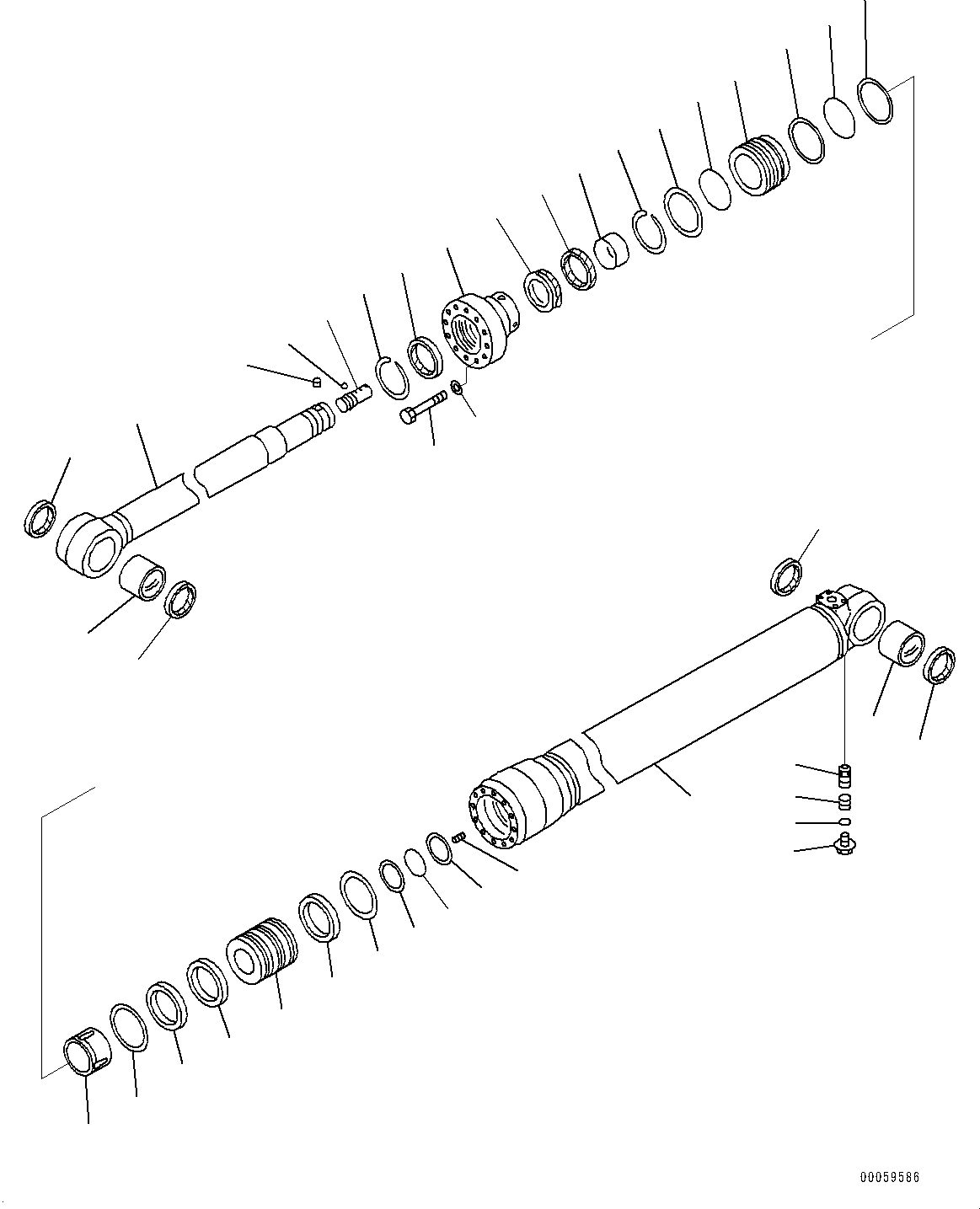 Упорное кольцо 707-71-32570 KOMATSU