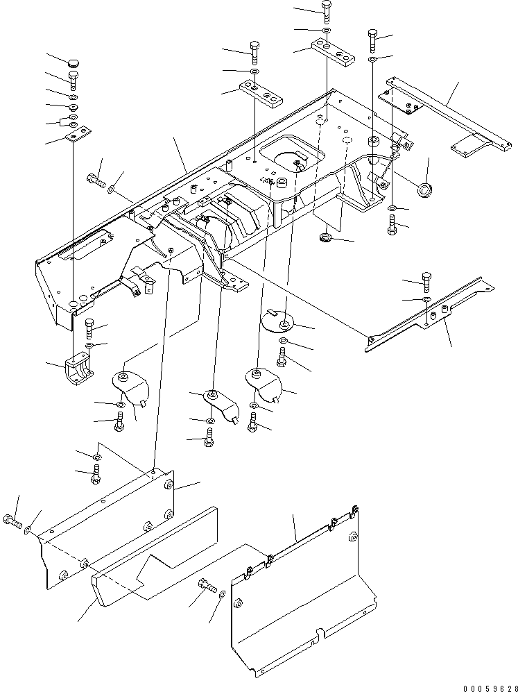 ABSORBER (BOLDED) 134-B62-5770 KOMATSU