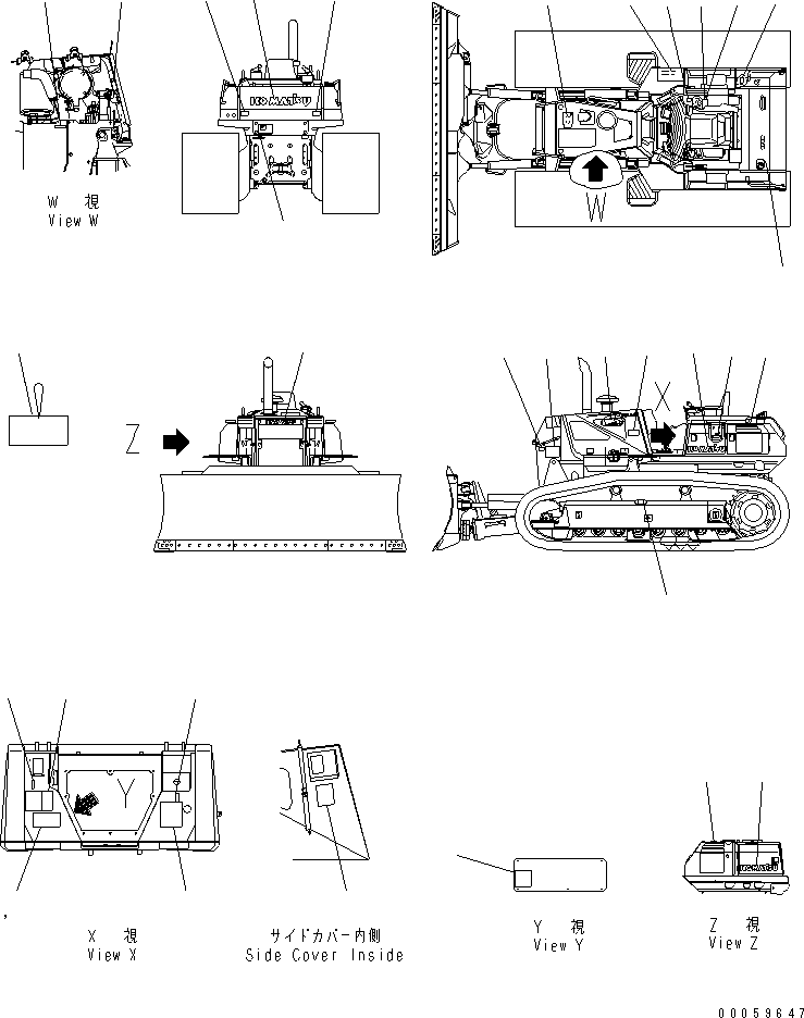 PLATE, PRESSURE TEST (HSS) 134-98-71370 KOMATSU