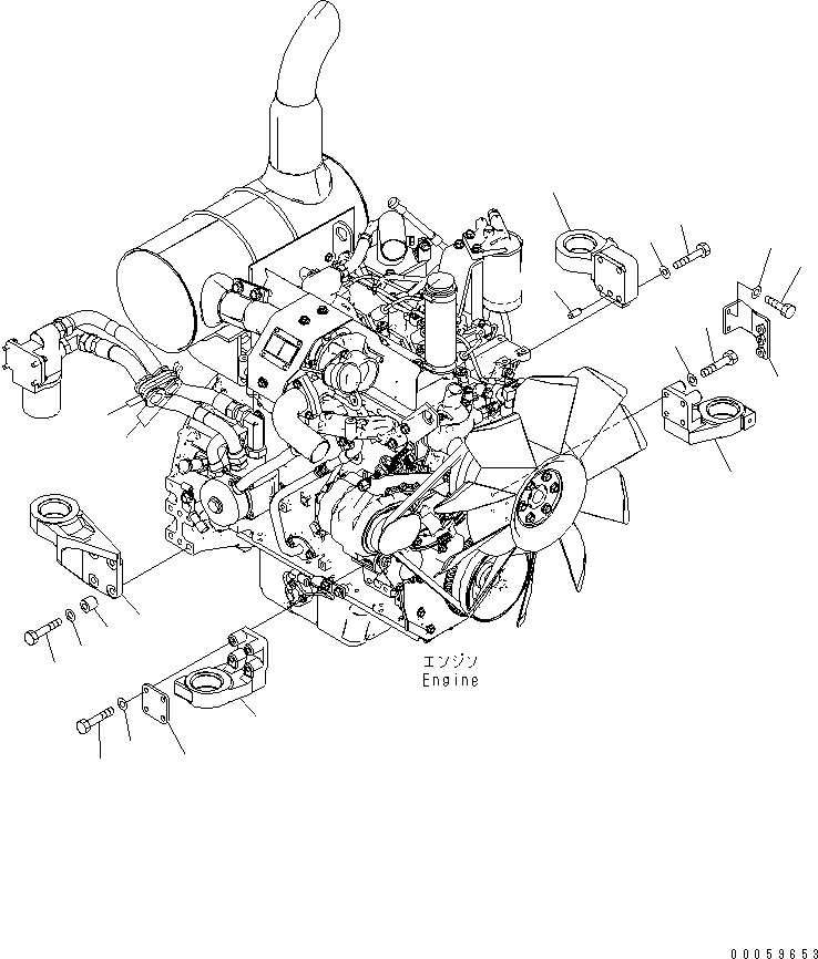 Болт 22B-01-21380 KOMATSU