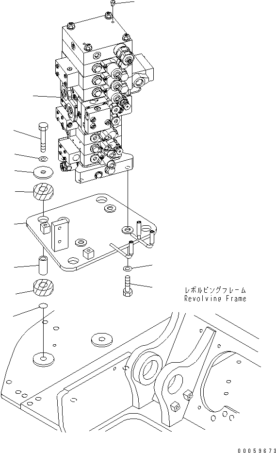 Кронштейн 22B-62-21111 KOMATSU
