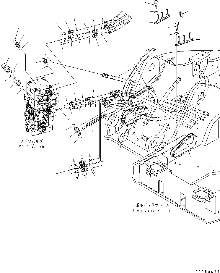 Проходная втулка 22B-62-22920 KOMATSU