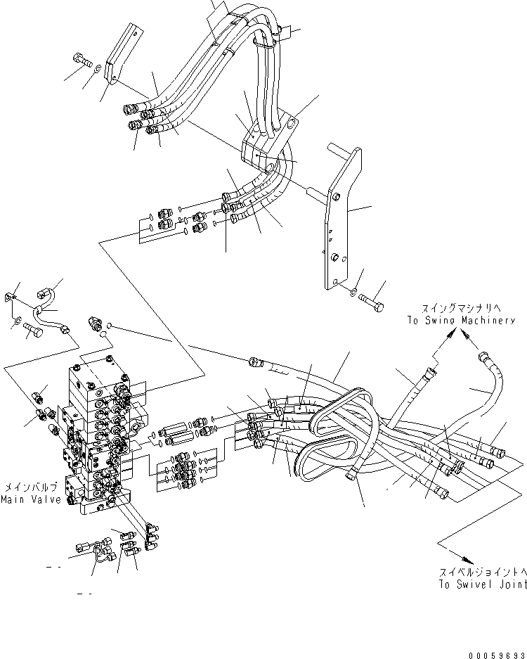 Шланг 22B-62-23971 KOMATSU