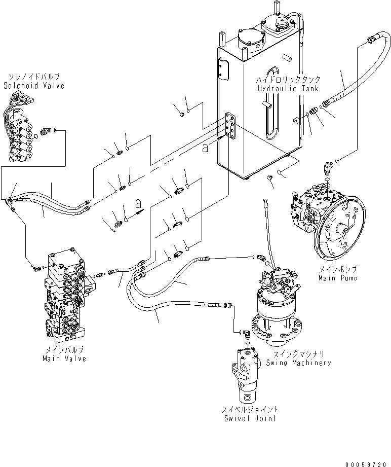 HOSE, 850MM 22B-62-23232 KOMATSU