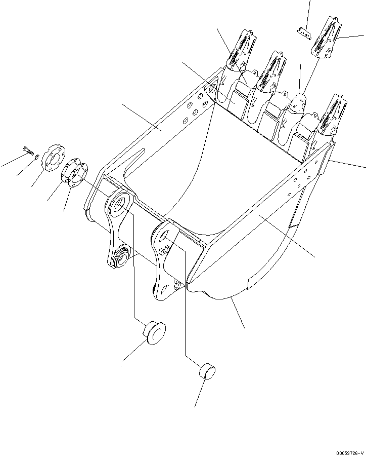 Ковш 209-70-44151 KOMATSU