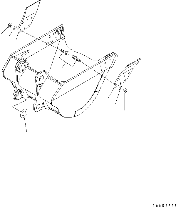 CUTTER,R.H. 209-70-14191 KOMATSU