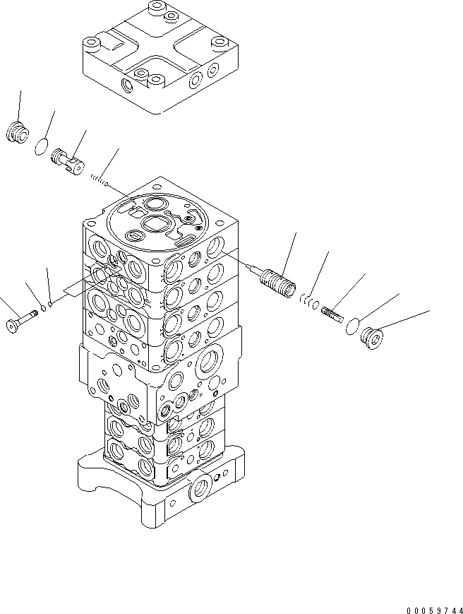 Клапан в сборе (723-51-05100) KOMATSU