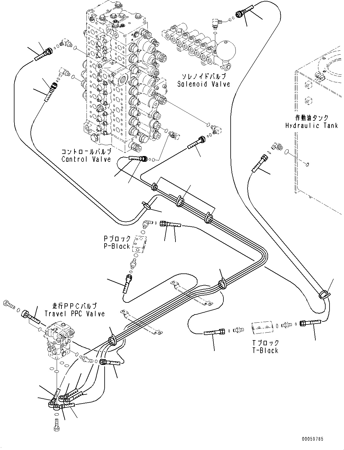 HOSE, 3000MM 208-62-KC170 KOMATSU