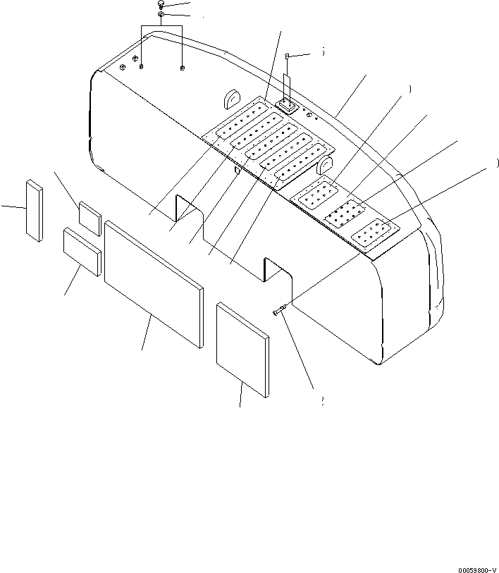 Груз 208-46-D0111 KOMATSU