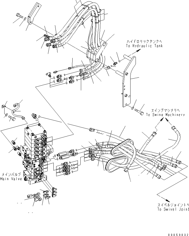 HOSE, 1950MM 22B-62-23772 KOMATSU