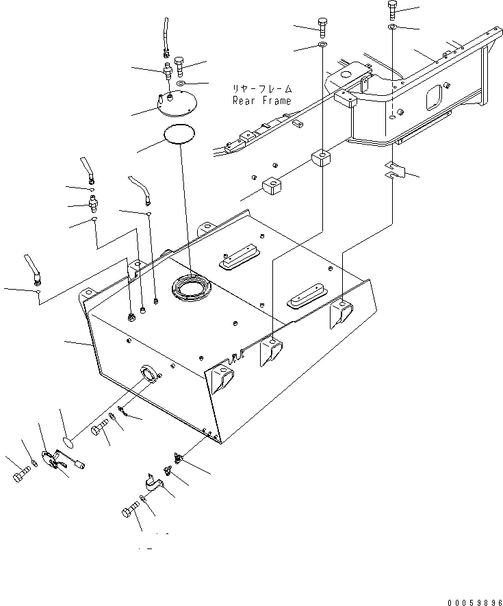 Tank Assembly, Fuel 426-04-31320 KOMATSU