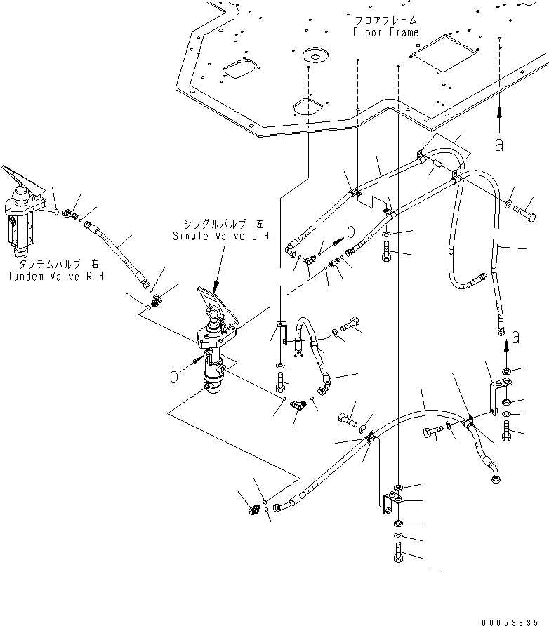 Шланг с торцевым уплотнением 02753-003A3 KOMATSU