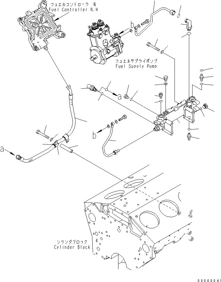 Трубка 6219-71-6850 KOMATSU